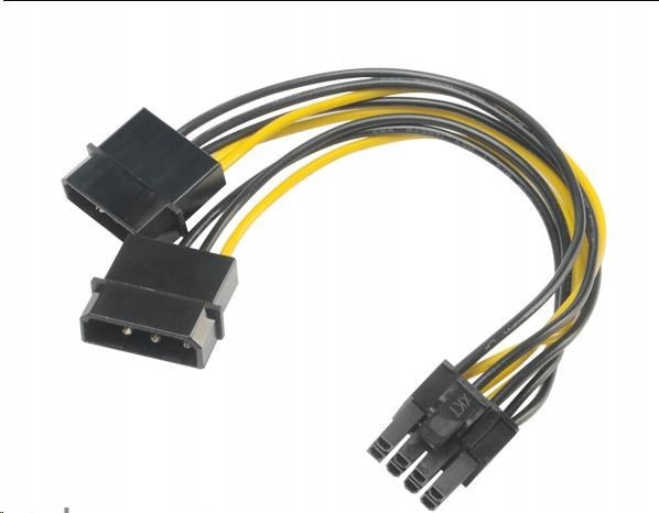 Adapter PCI-EXPRESS (6+2) 8-Pin-2x MOLEX grafika