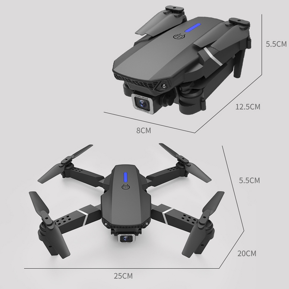 Dronas 4K su dviem kameromis I 3X baterija – nuotolis 100M, gestai, 3D flip – papildomas komplektas 8 nuotrauka 14