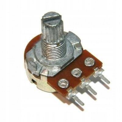 

Potencjometr obrotowy 500K Ohm B (liniowy) l=15mm