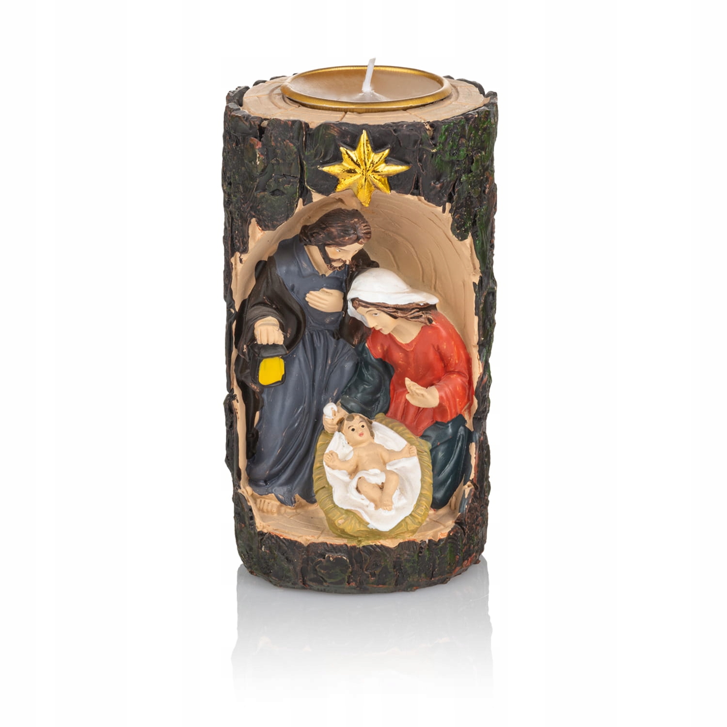 ŚWIECZNIK świąteczny na t-light ŚWIĘTA RODZINA Boże Narodzenie PREZENT Kod producenta JS92530A