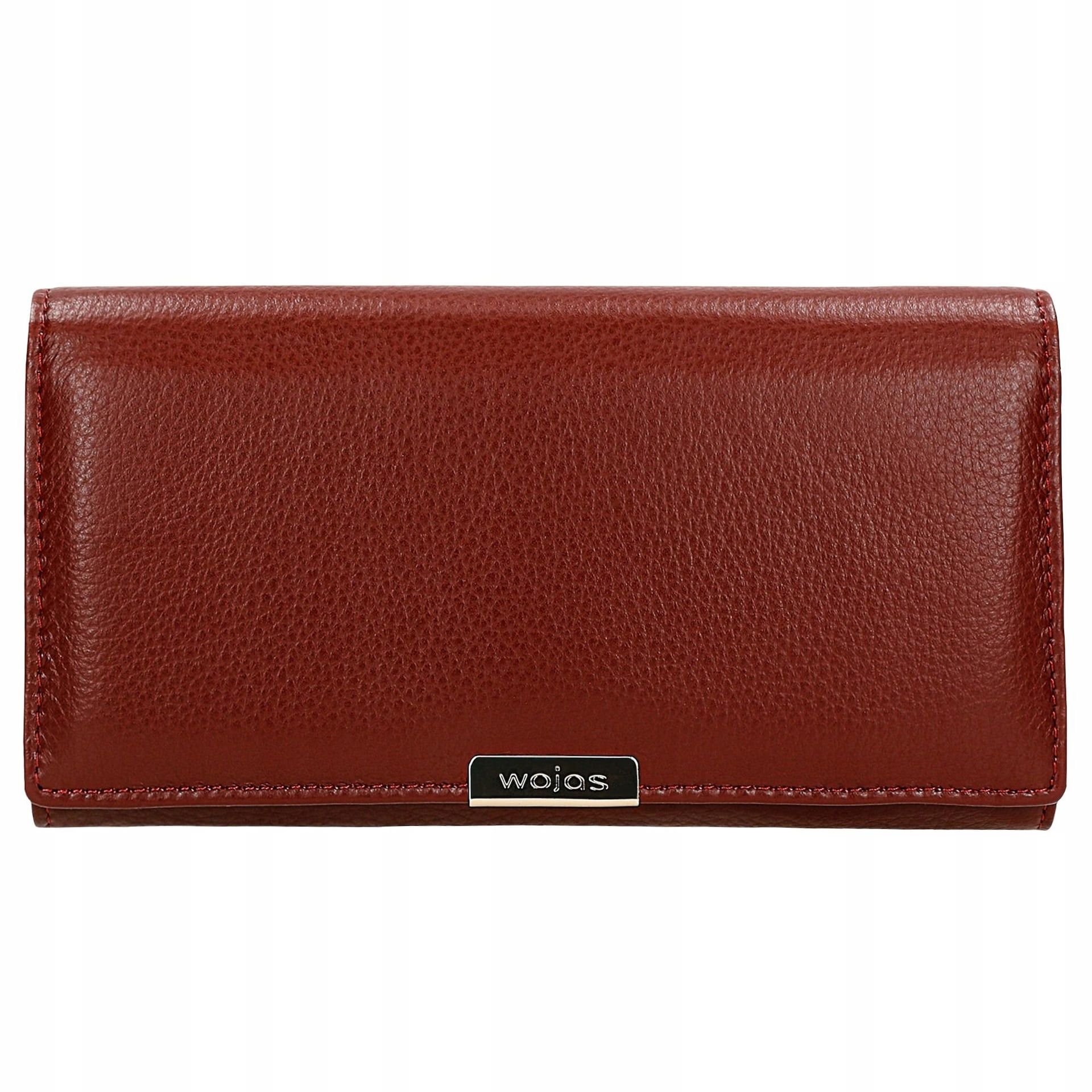 Czerwony portfel damski ze skóry licowej