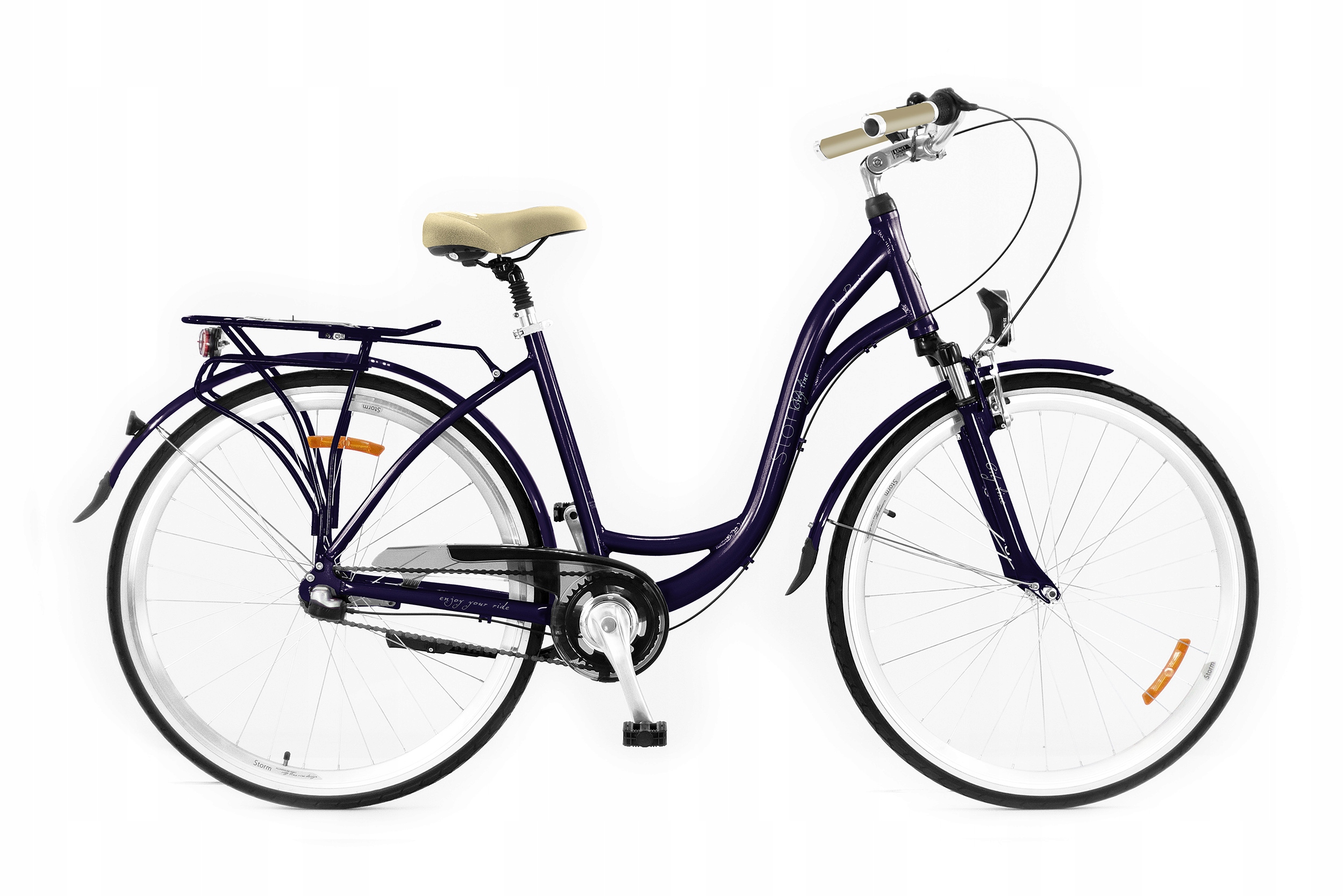 Rower Storm Paris 28 Nexus 3S Amt ciemna śliwka 17