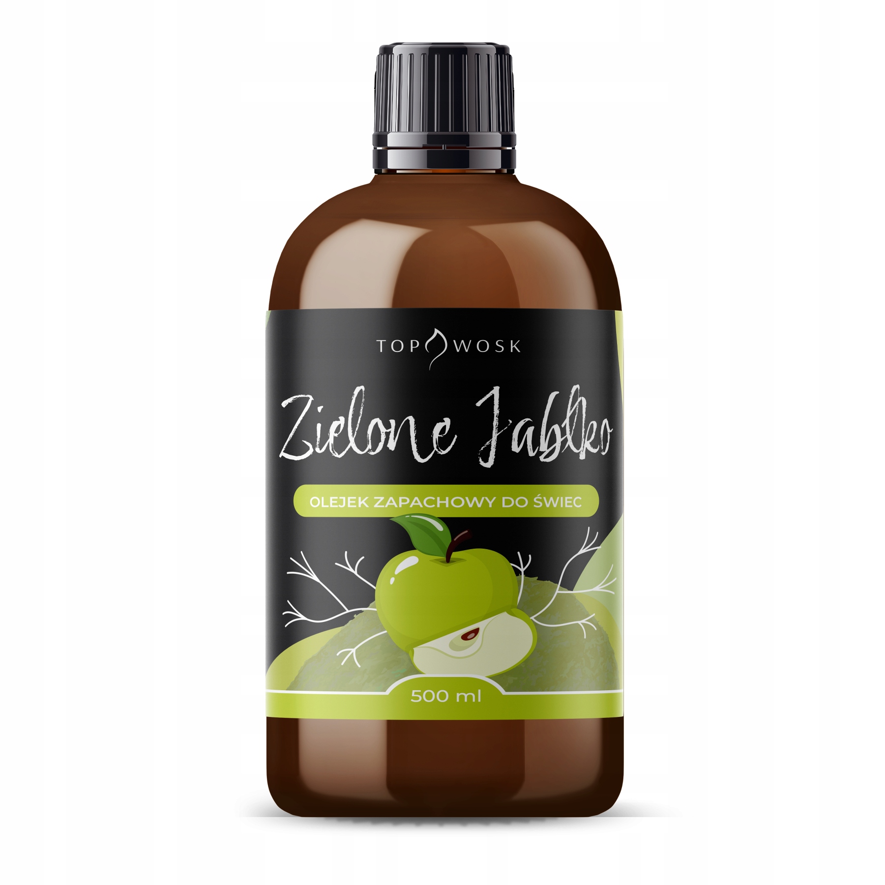 Vonný olej na svíčky Zelené jablko 500 ml vůně do parafínového vosku