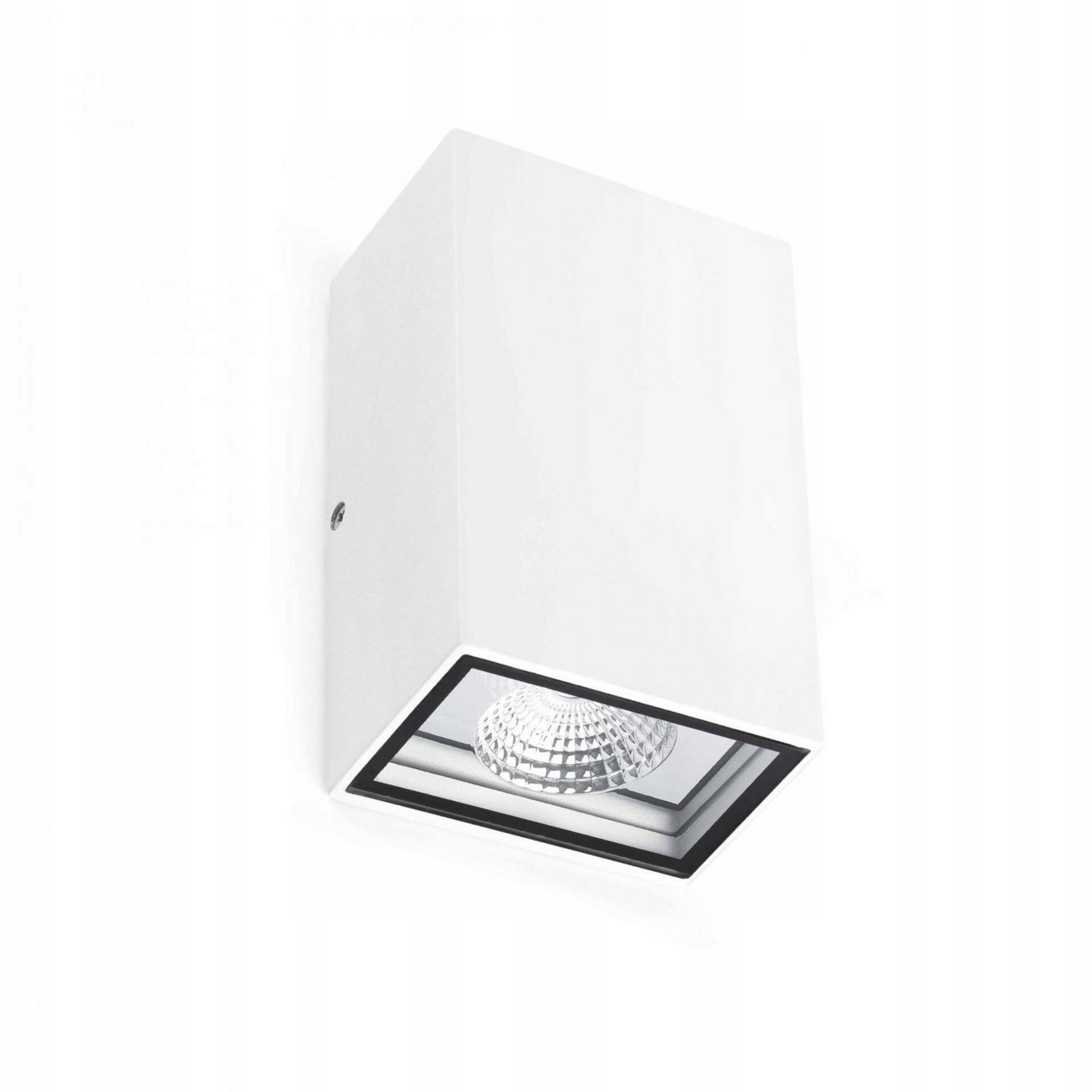 Faro Ling nástěnná Led lampa bílá, IP54, 6W, 4000K, moderní design