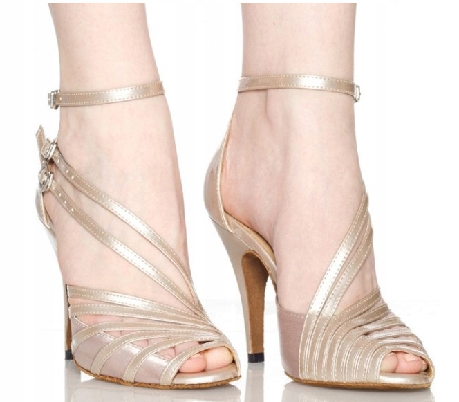 

Buty Do Tańca Na Ślub Ślubne Delikatne Obcas 8,5cm