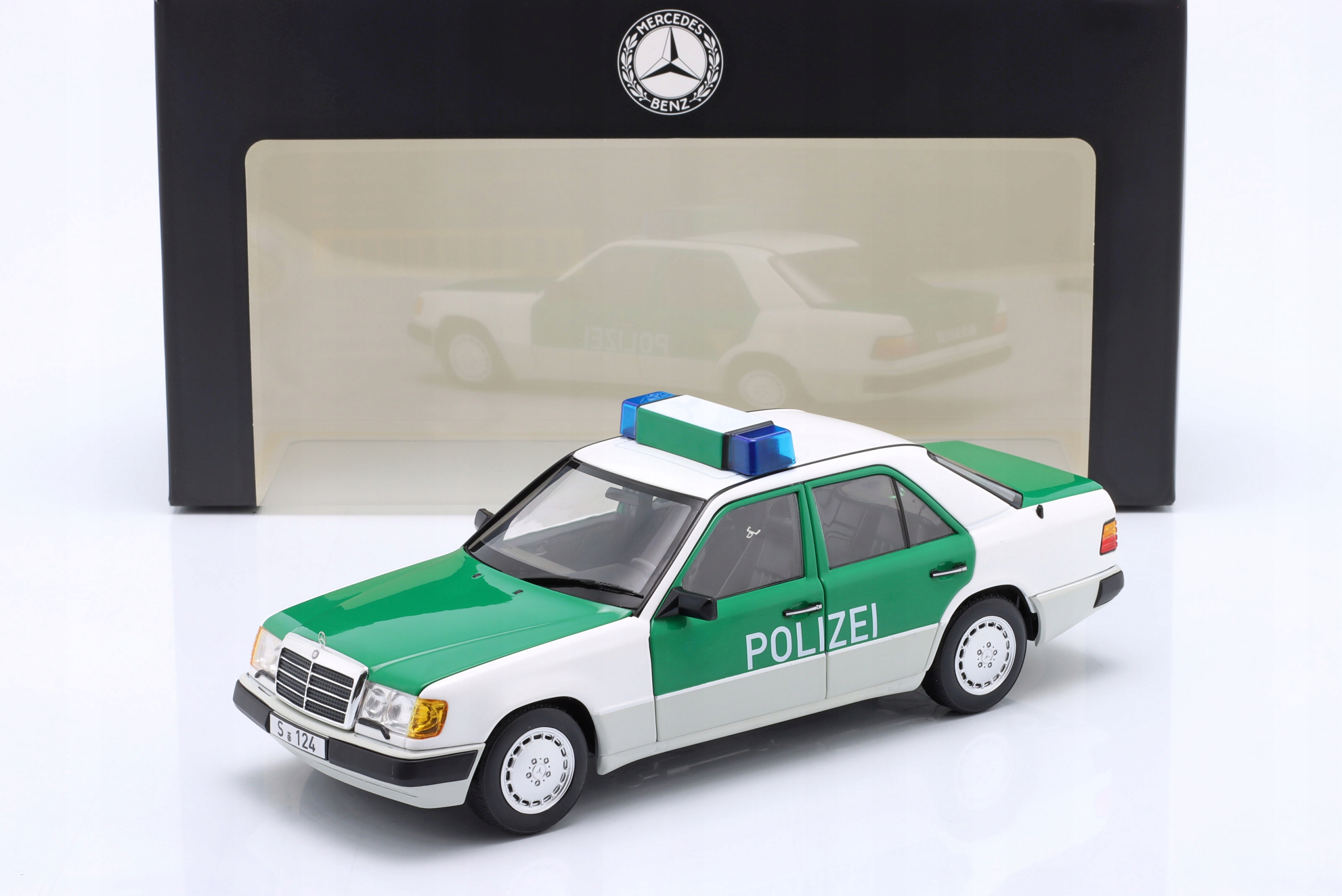 Norev Mercedes Benz E-Class 230E (W124) 1989-1993 Polizei L.E.1/1000 1:18