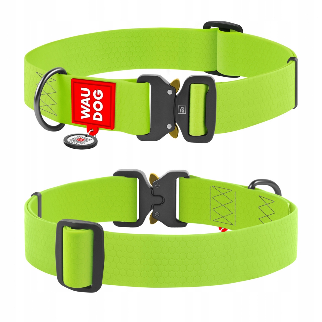 Waudog Obroża wodoodporna z Qr 43-70 cm /4 cm