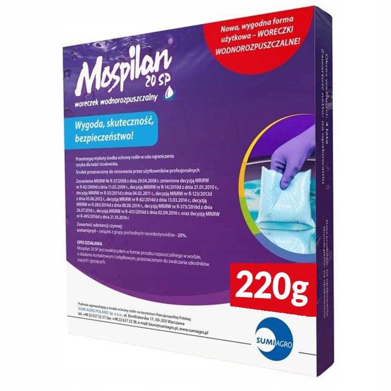 

Mospilan 20 Sp 200 G 20 G