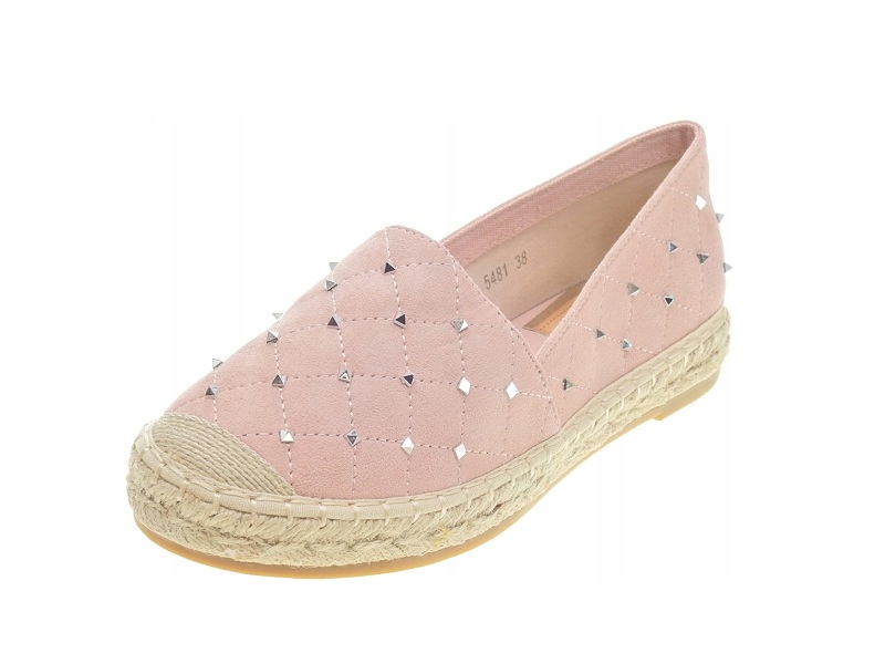 ESPADRYLE DAMSKIE ĆWIEKIE 5481 Pink r.39 Oryginalne opakowanie producenta pudełko