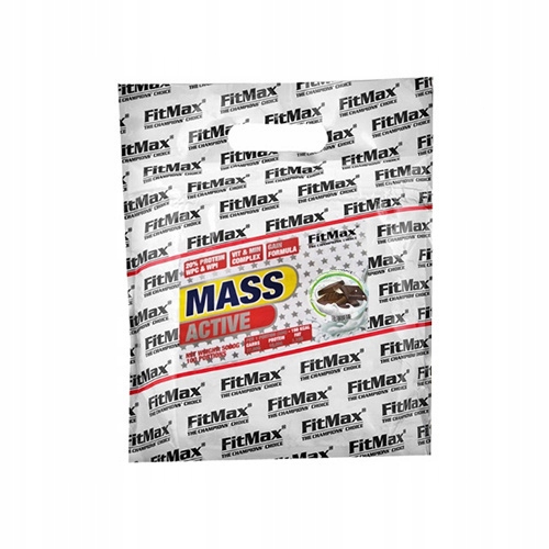 Gainer Fitmax Mass Active 5kg Čokoláda Ořech Masa Bílkoviny Sacharidy