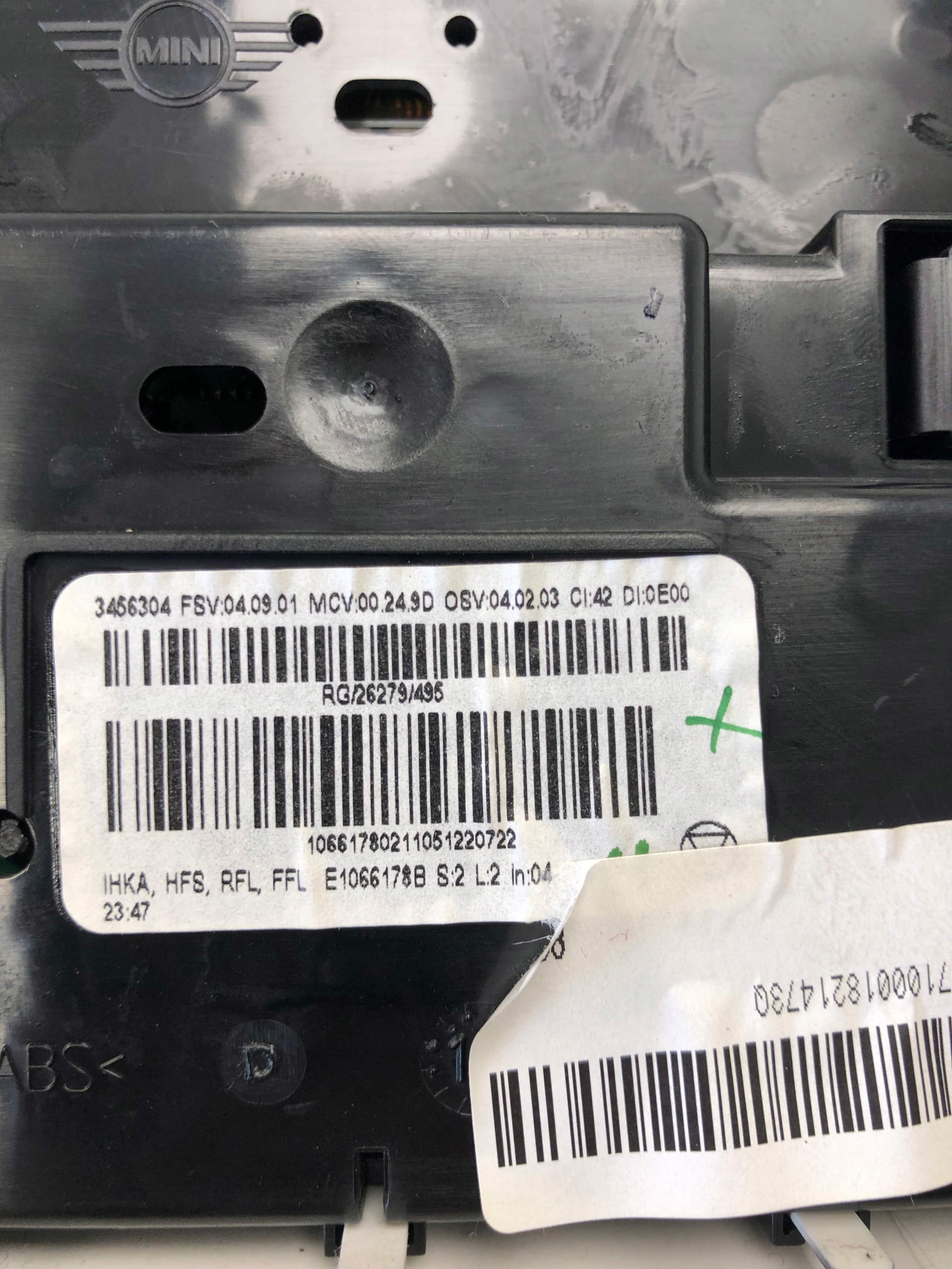 PANEL klími klimatizaci MINI R55 3456304