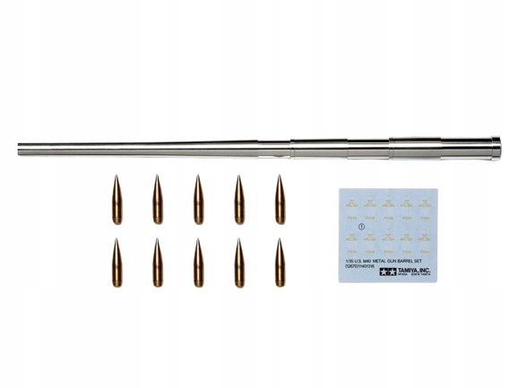 Sada kovových hlavně amerických M40 1:35 Tamiya 12670