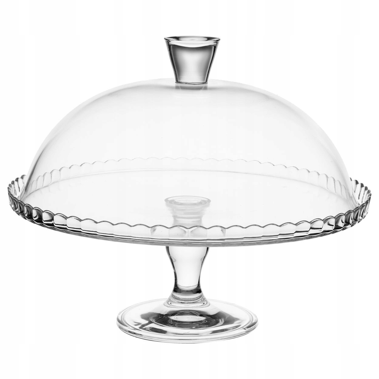 

Patera Szklana Z Kloszem Na Ciasto Tort 32 CM