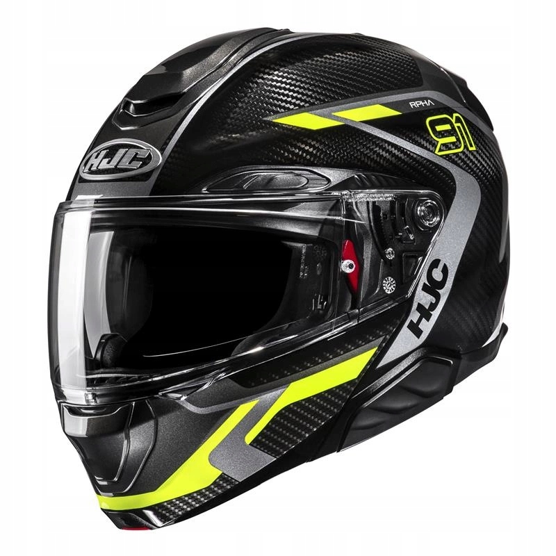 Motocyklová prilba Hjc Rpha 91 Carbon Lagos Black/yellow čierna zlatá Darčeky