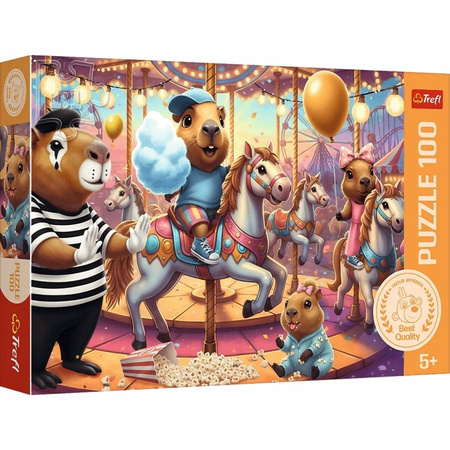 Puzzle 100 Kapibary na wakacjach