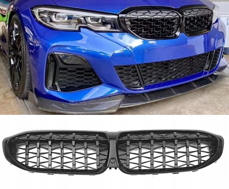 Bmw G20 G21 2019-2022 Predlift Grill Predná Mriežka Nárazníka Atrapa Chladiča M3LOOK Diamond