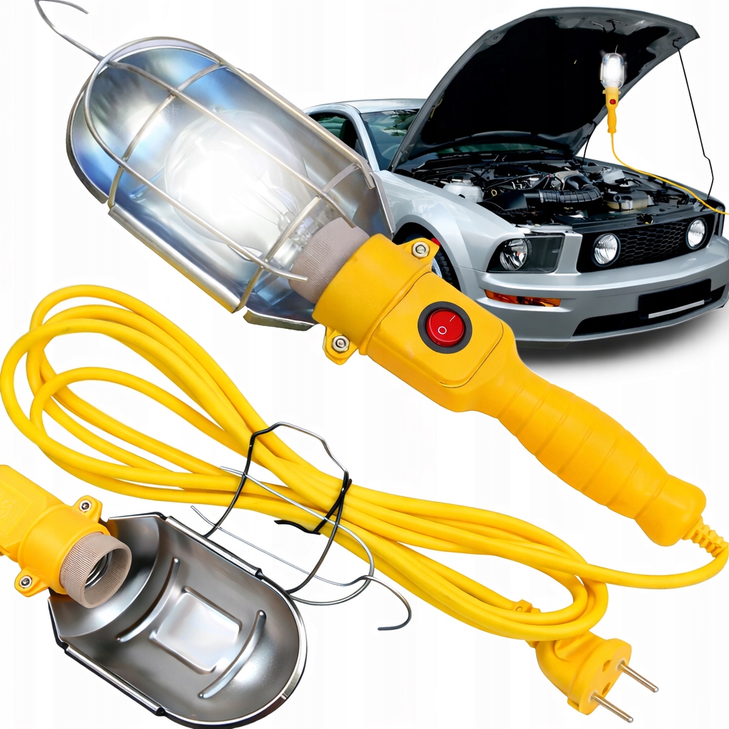 Lampa Warsztatowa Led XL Kanałowa Hak Magnes Do Kanału Garażu 240V E27