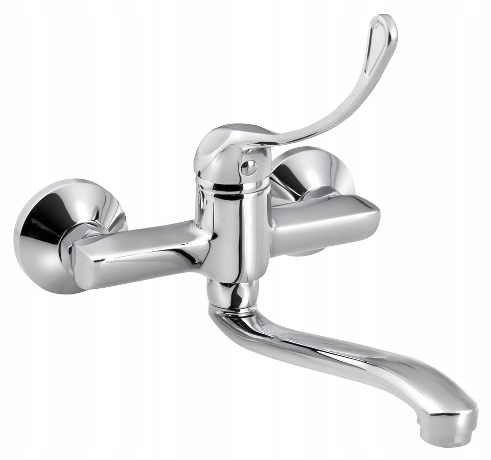 Nástenná umývadlová batéria Sapho Senior chróm