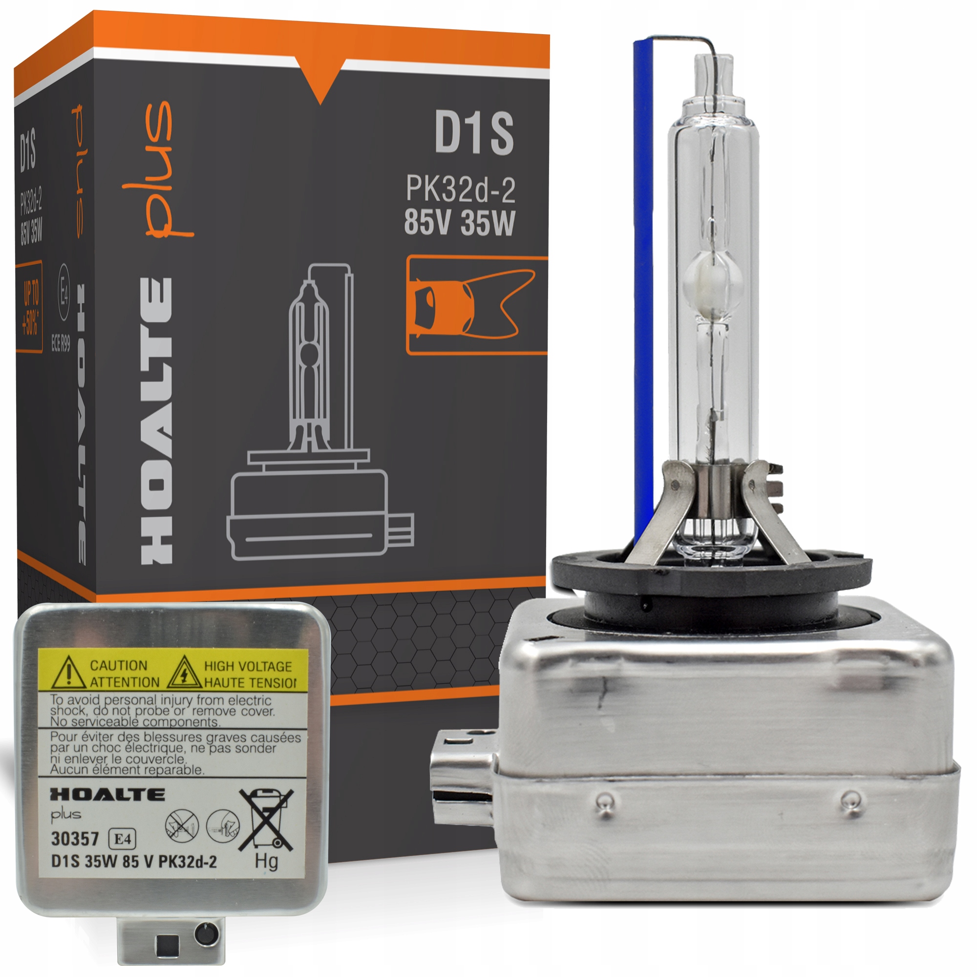 

Xenon Żarnik Palnik Ksenon Hoalte 8000K +50% D1S