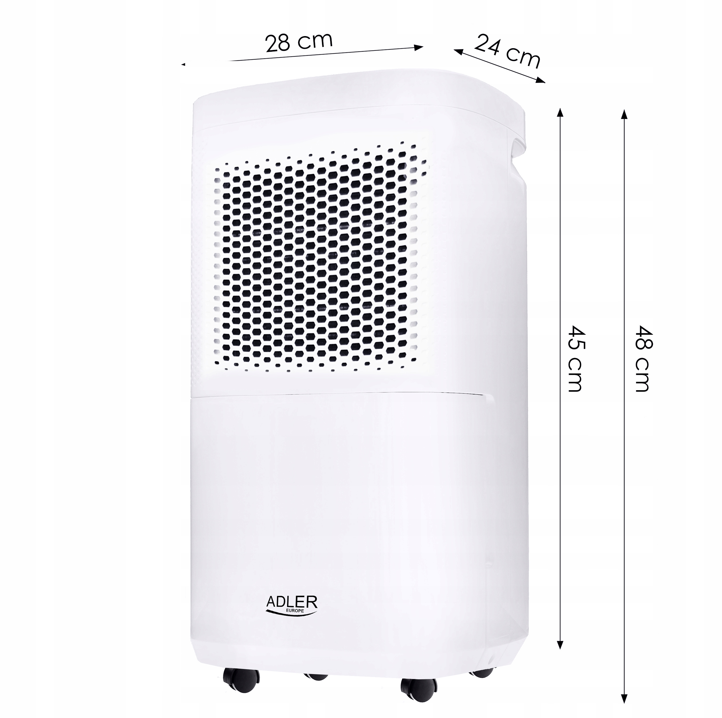AD 7917 Osuszacz Powietrza Kompresorowy 10L/24h Cichy 45dB