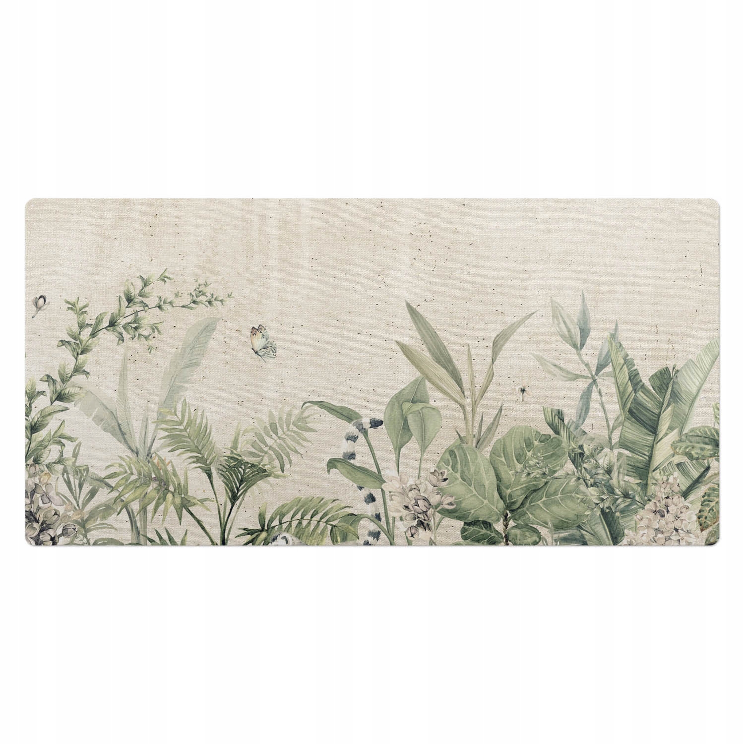 Podložka na psací stůl pod myš klávesnici a notebook Zelená džungle 100x50 cm