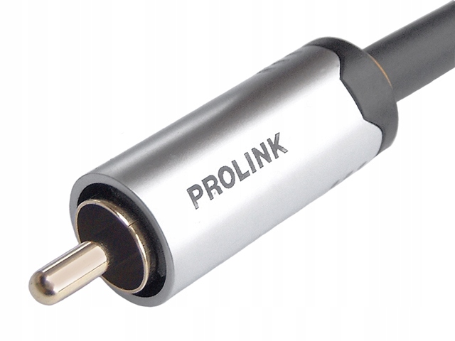 Przyłącze wtyk RCA/CINCH wtyk RCA/CINCH COAXIAL 1.0m HQ PROLINK FUTURA