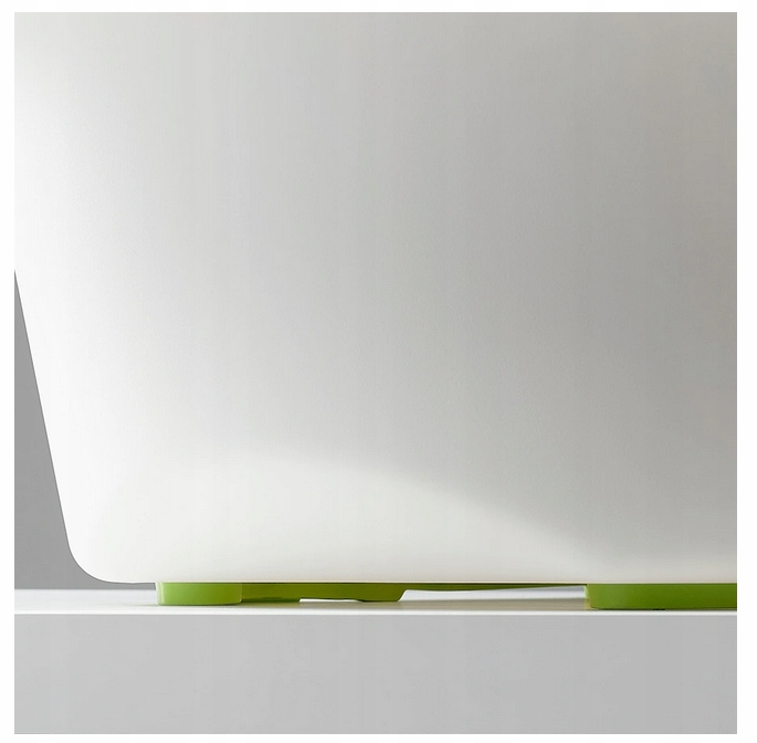 Ikea wanienka do kąpieli antypoślizgowa stabilna dla dzieci biała Kolor biały Odcienie zieleni