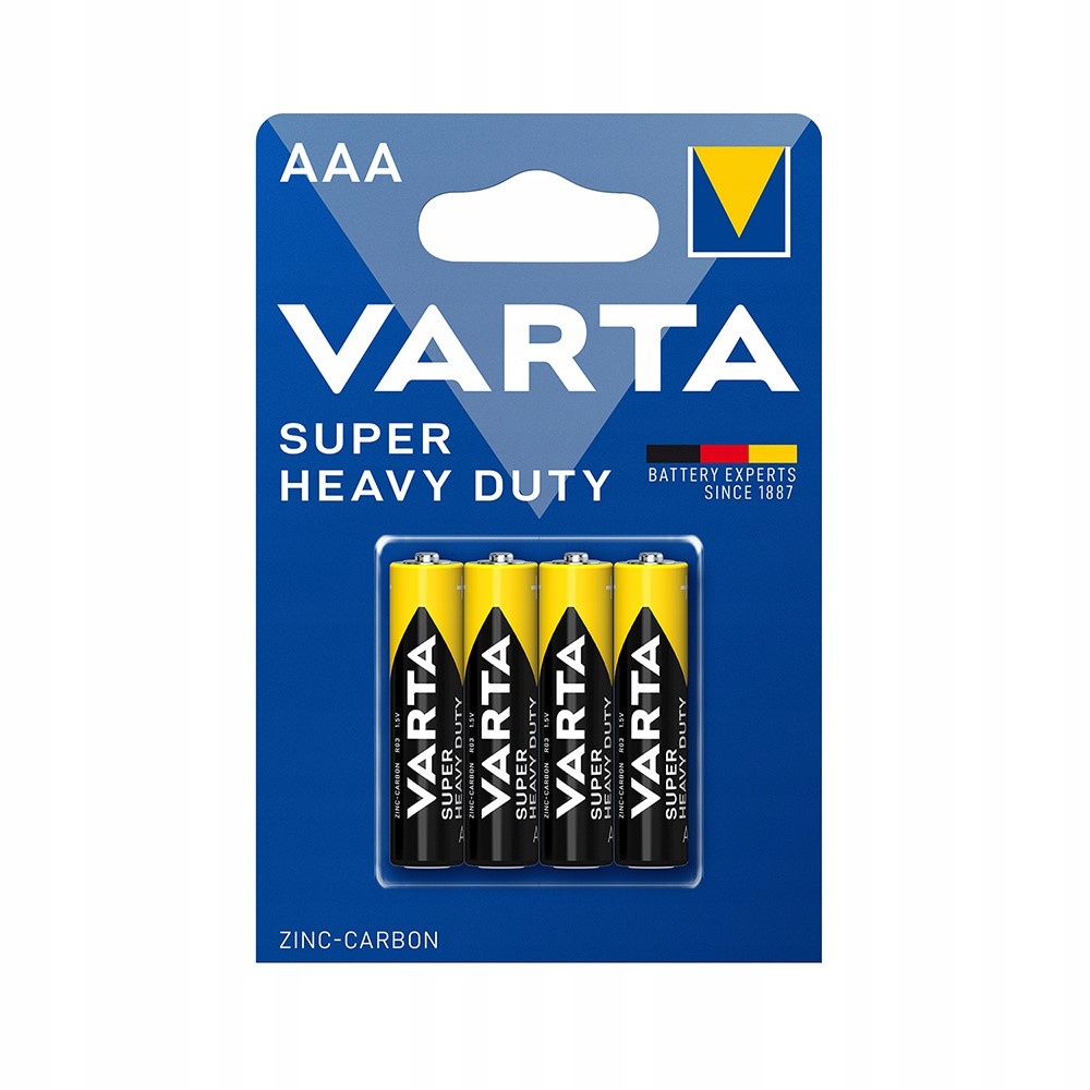 

Baterie Aaa R03 Varta blister 4 Heavy Duty
