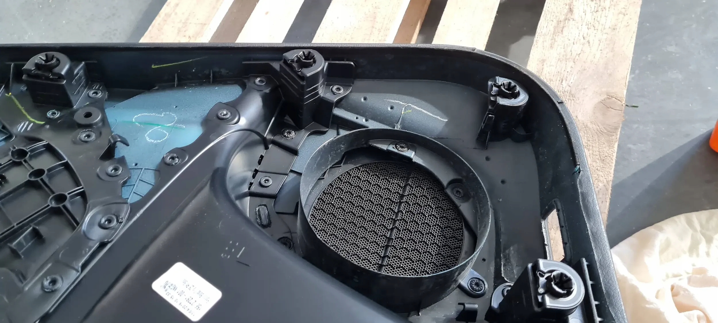 Q5 80A side upholstery door right right rear part ALCANTARA