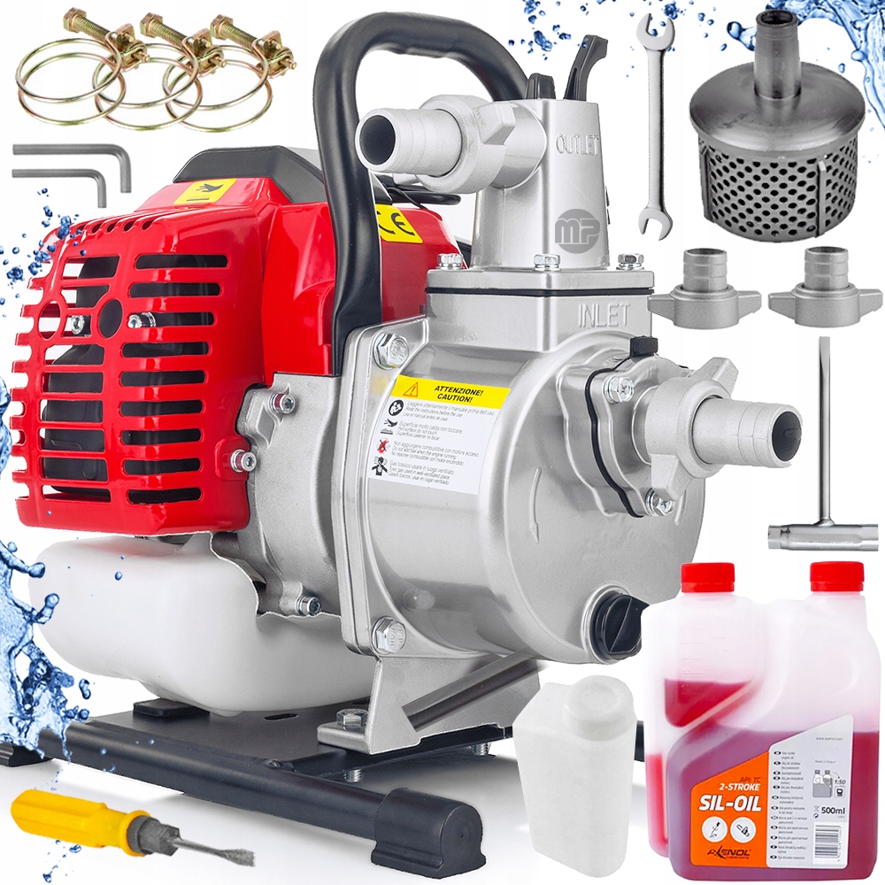 Pompa spalinowa do wody motopompa samozasysająca Szybki zasys 1 cal olej