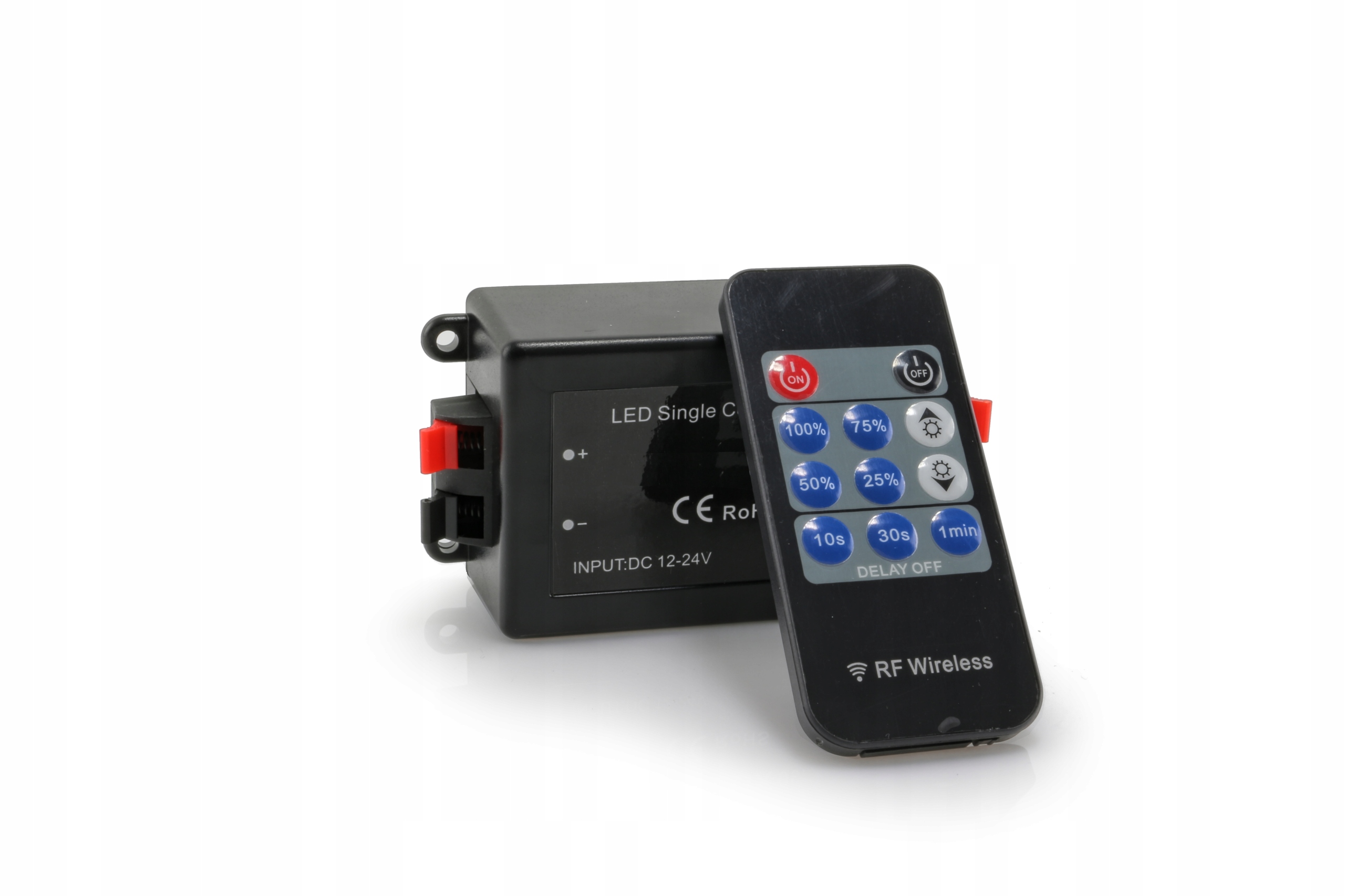 

Ściemniacz Led Monokolor 12V 96W Rf Pilot 11 key