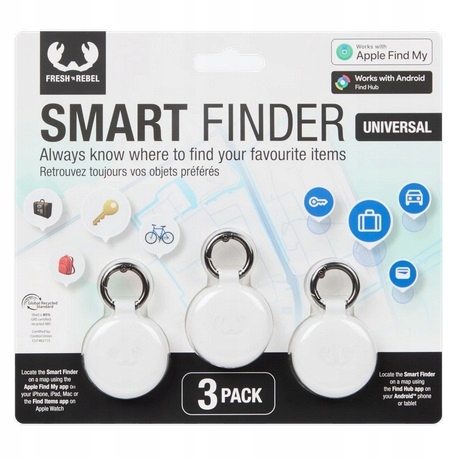 Inteligentní lokátory Fresh ’n Rebel 3ks – pro Android a Apple