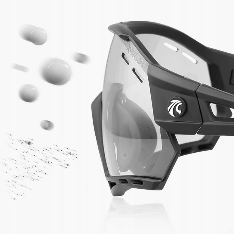 OKULARY POLARYZACYJNE PRZECIWSŁONECZNE TAKTYCZNE SPORTOWE ROWEROWE 5 SZKIEŁ Model X-TIGER