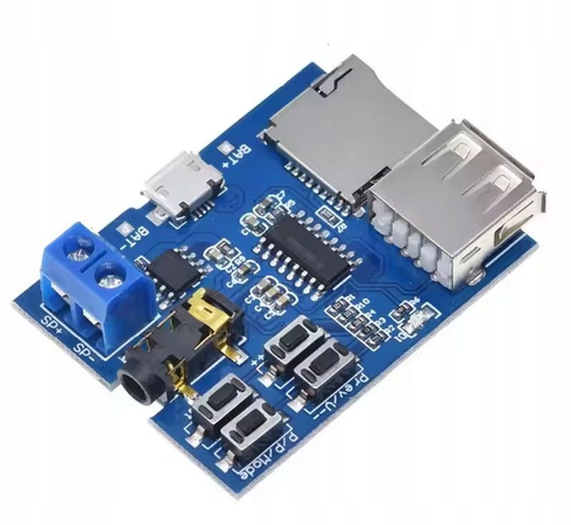 Wzmacniacz Odtwarzacz MP3 SD USB+ wzmacniacz Mono moduł