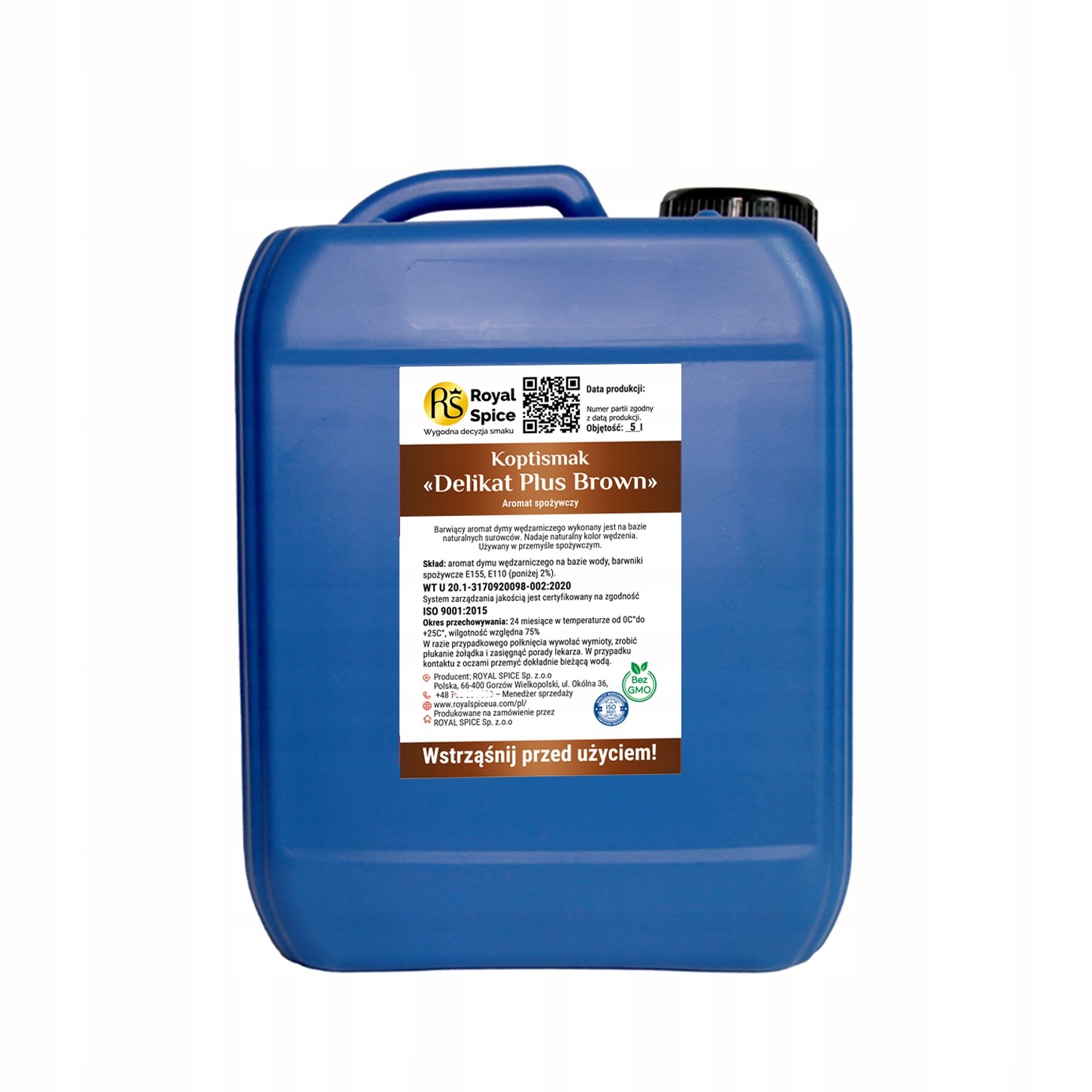 Levně Barvící kouřová vůně KoptiPříchuť Delikat Plus Brown 5 L