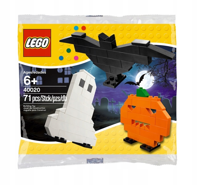 40020 Lego Halloween Dynia Duch Nietoperz Creator polybag Misb 2011