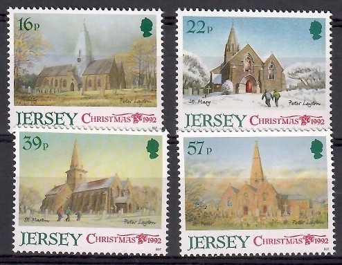 Jersey 1992 Mi 591-594 Czyste **
