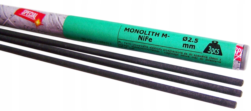 Электроды для холодного чугуна Monolith fi 2.5 3pcs EAN (GTIN) 5906150831813