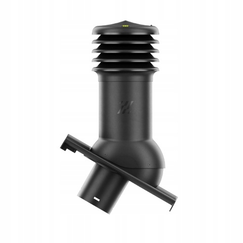 Vetrací krb HiVent pre cementovú strešnú krytinu Sigma fi 150 mm, čierny