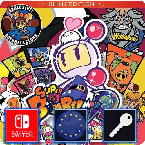 Super Bomberman R Shiny Edition Nintendo Switch cyfrowa • Cena