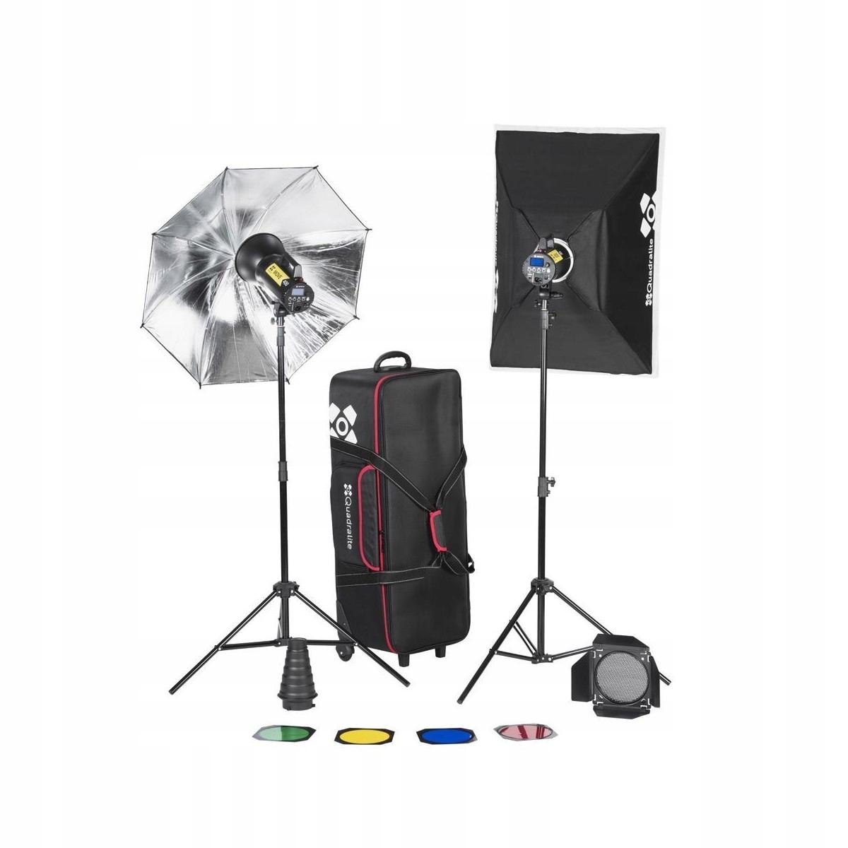 Sada studiových lamp Quadralite Move X 400 Kit