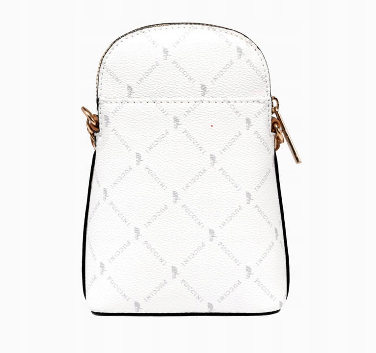 Mini torebka Puccini Monogram BLXP0041T-0 biała Kolor biały