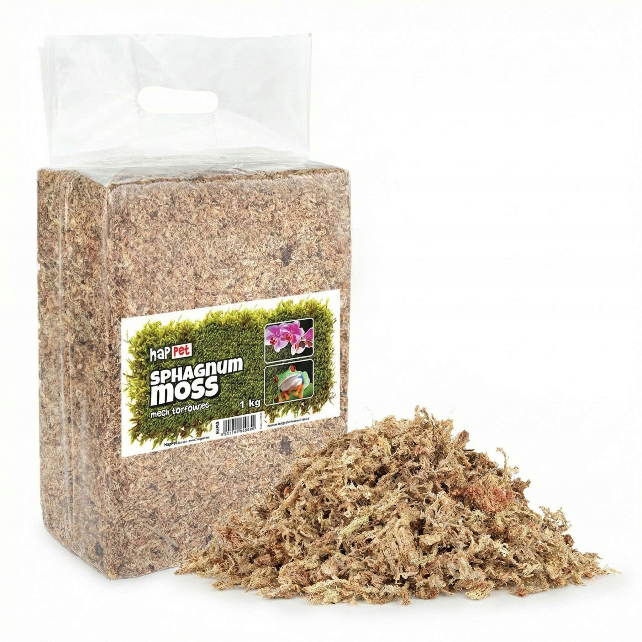 Mech rašelinový Sphagnum moss substrát pro spagmoss zakořenění rostlin 1kg 40L