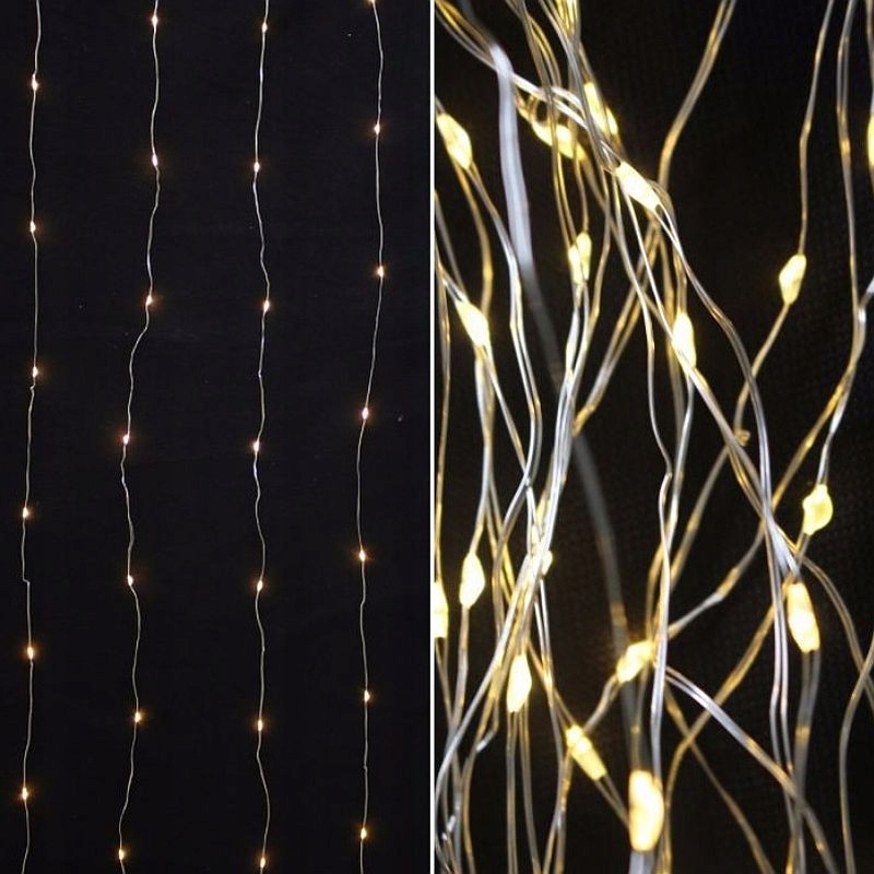 LAMPKI WĄŻ ŁAŃCUCH DRUCIK LED 100sz 10m 220V zimna Liczba lampek 51 - 100