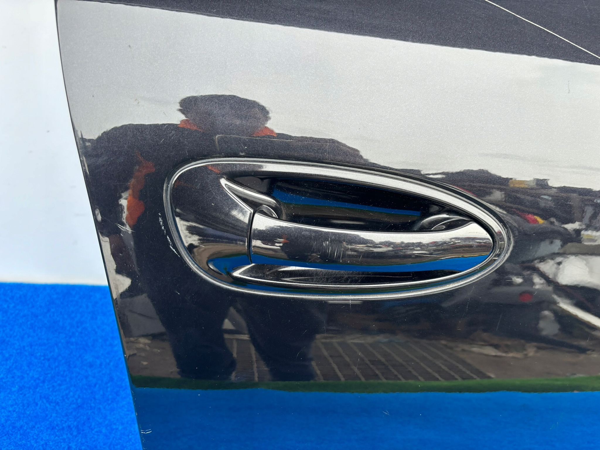 PORSCHE PANAMERA 970 right door front window lock handle NWDR40