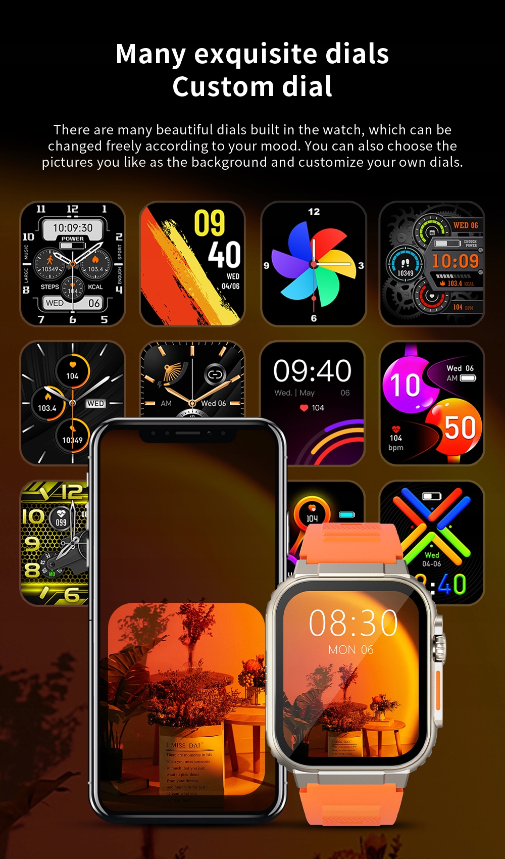 Smart Watch Heart Rate Blood Monitor Pressure Kod producenta DBDZ-2023