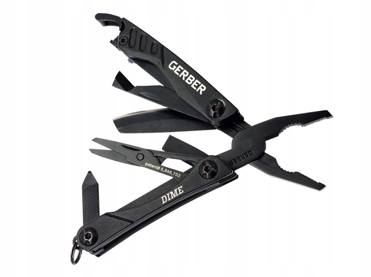 Multitool Gerber Dime Micro Black 12 w 1