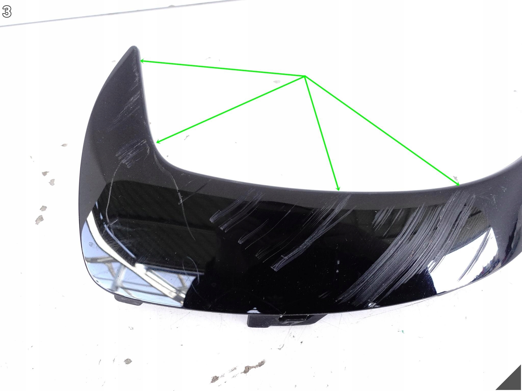 MERCEDES E-KLASA W214 S214 AMG 23- moulding accessories W bumper front left
