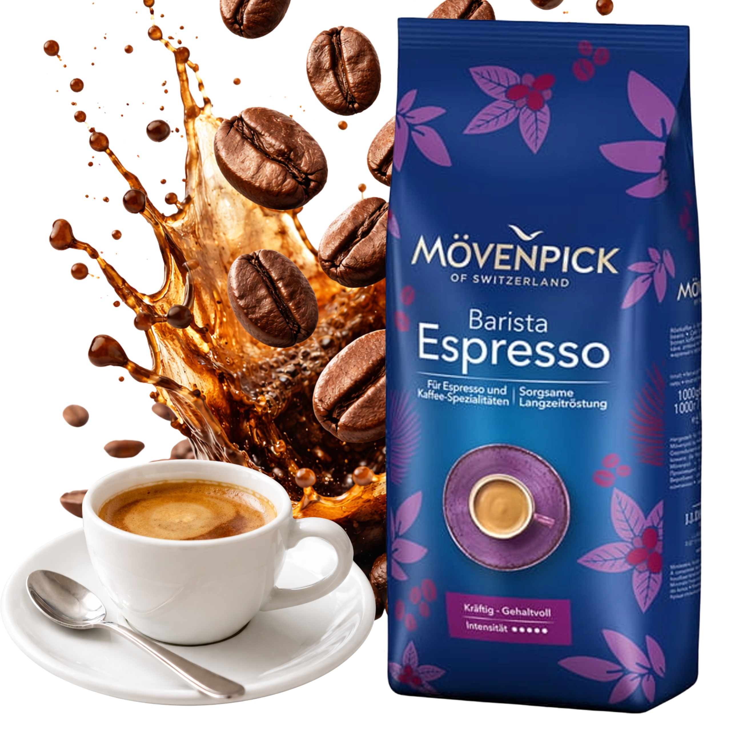 Kawa Ziarnista Mieszana Movenpick Espresso 1kg Klasyczne Espresso Mocna
