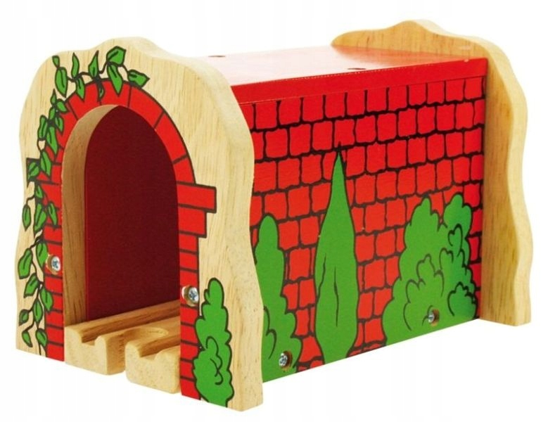 

Tunel Kolejki z czerwonej cegły Tory Bigjigs Rail